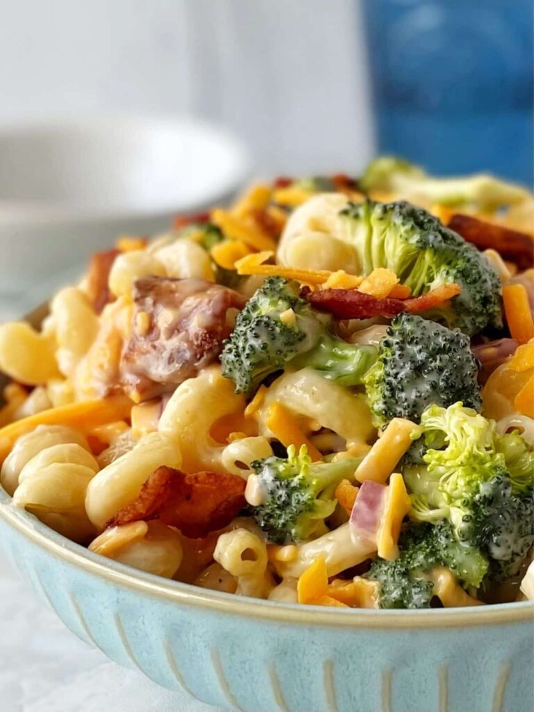 Broccoli and Cheddar Pasta Salad