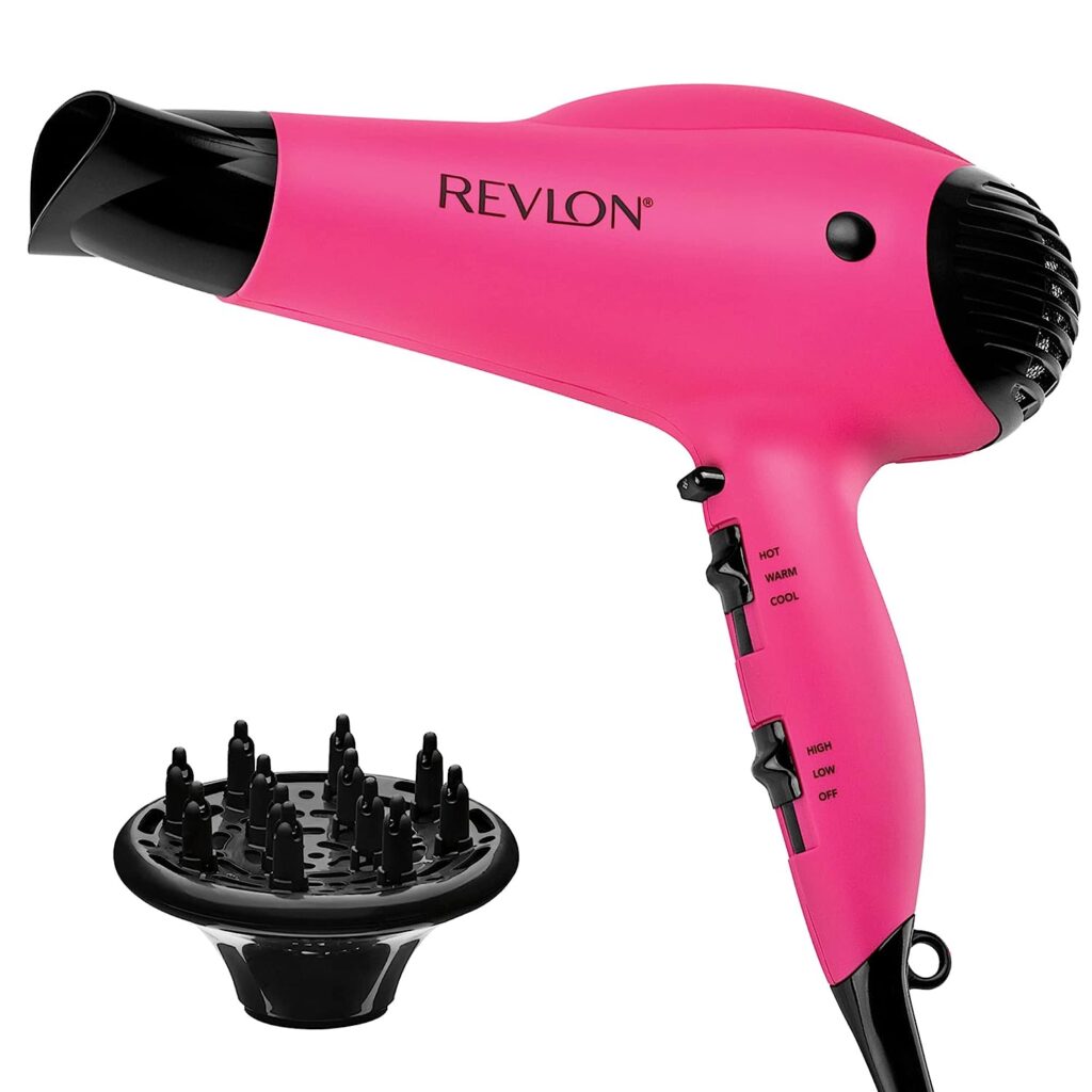 Revlon Hair Dryer, Hot Pink