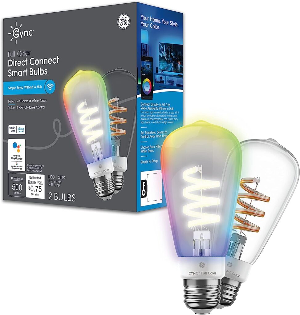 GE Smart Edison Light Bulbs