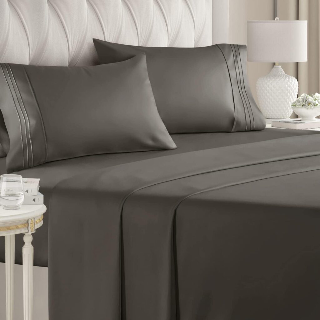 Queen Size Sheet Set Breathable and Cooling Sheets
