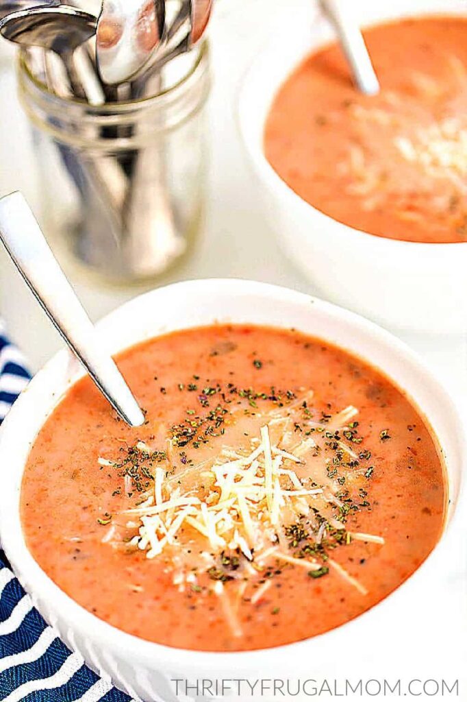 Crockpot Tomato Basil Soup