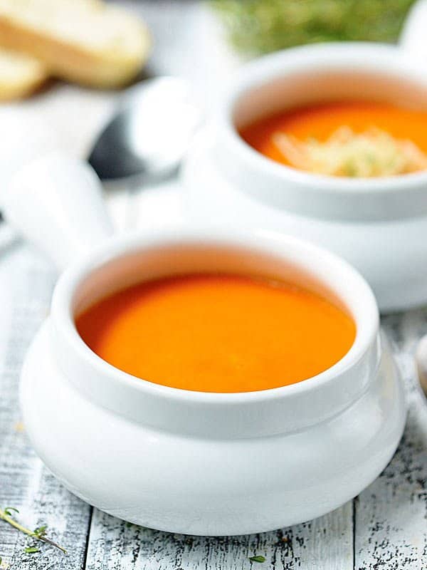 Crockpot Creamy Red Pepper Soup