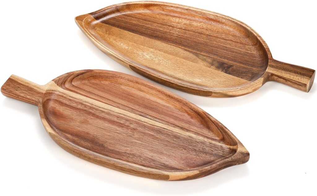 Acacia Wood Serving Platters