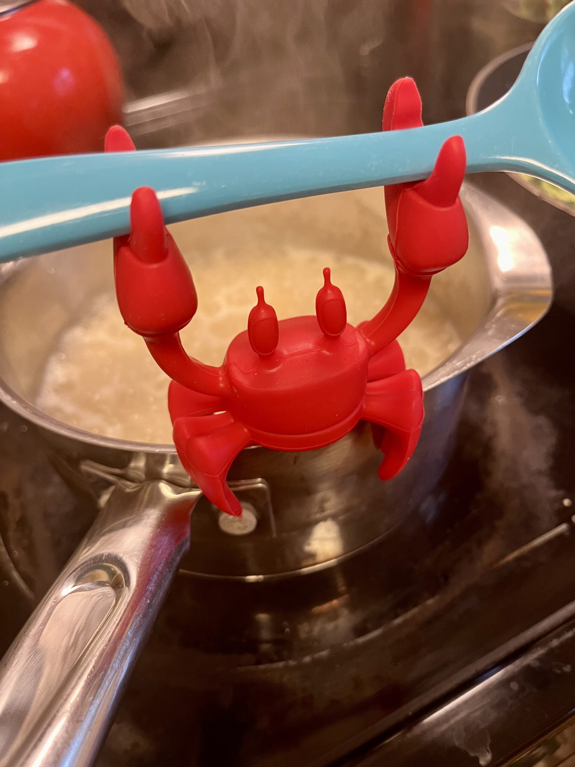 Meet Red the Crab, the Cutest Utensil Rest with 4000+ 5 Star Reviews!