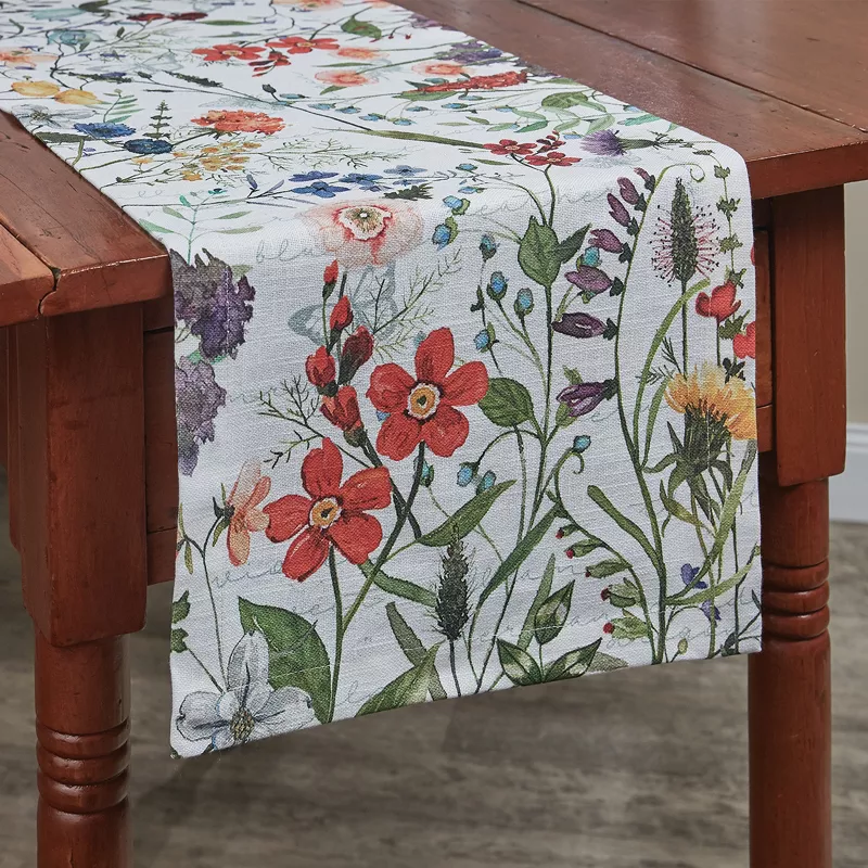 Summer Floral Table Runner