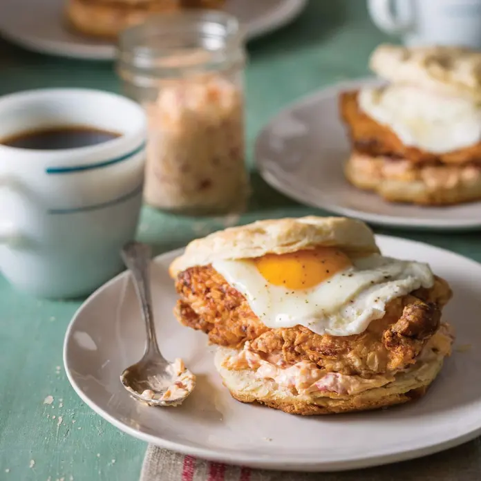 Fried Chicken Biscuit Sandwich