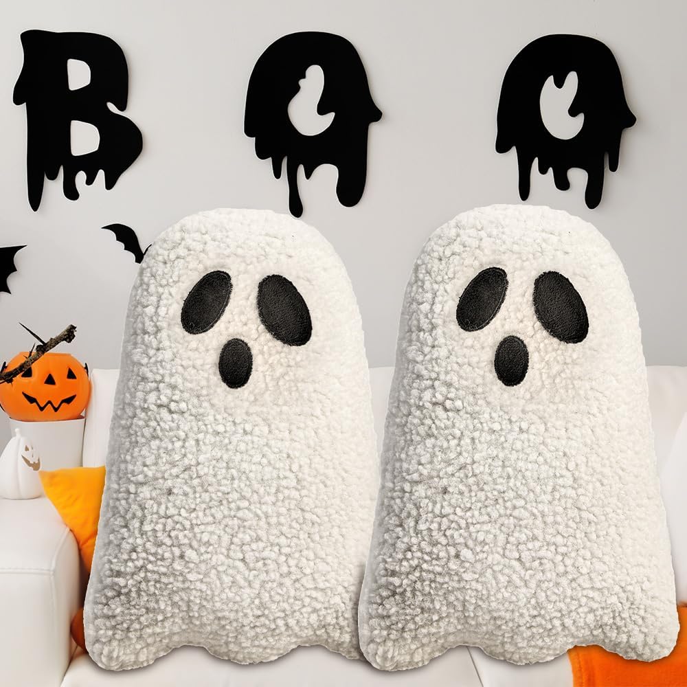 Ghost Decor Throw Pillows