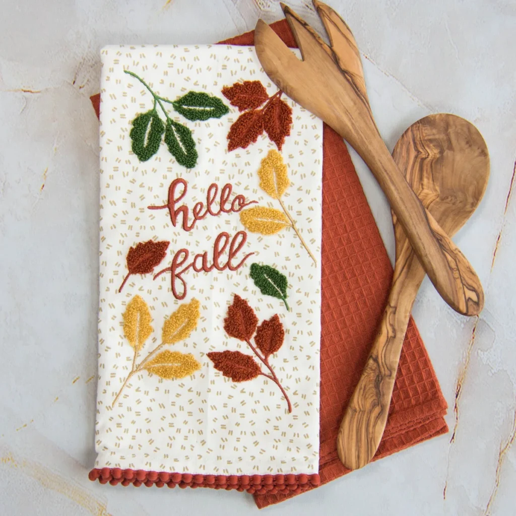 Hello Fall Dish Towels