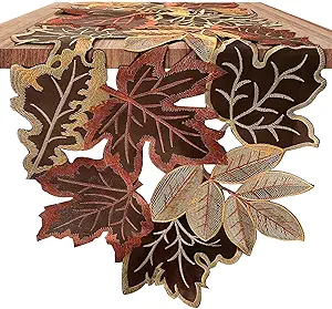 Leaf Inspired Table Runner