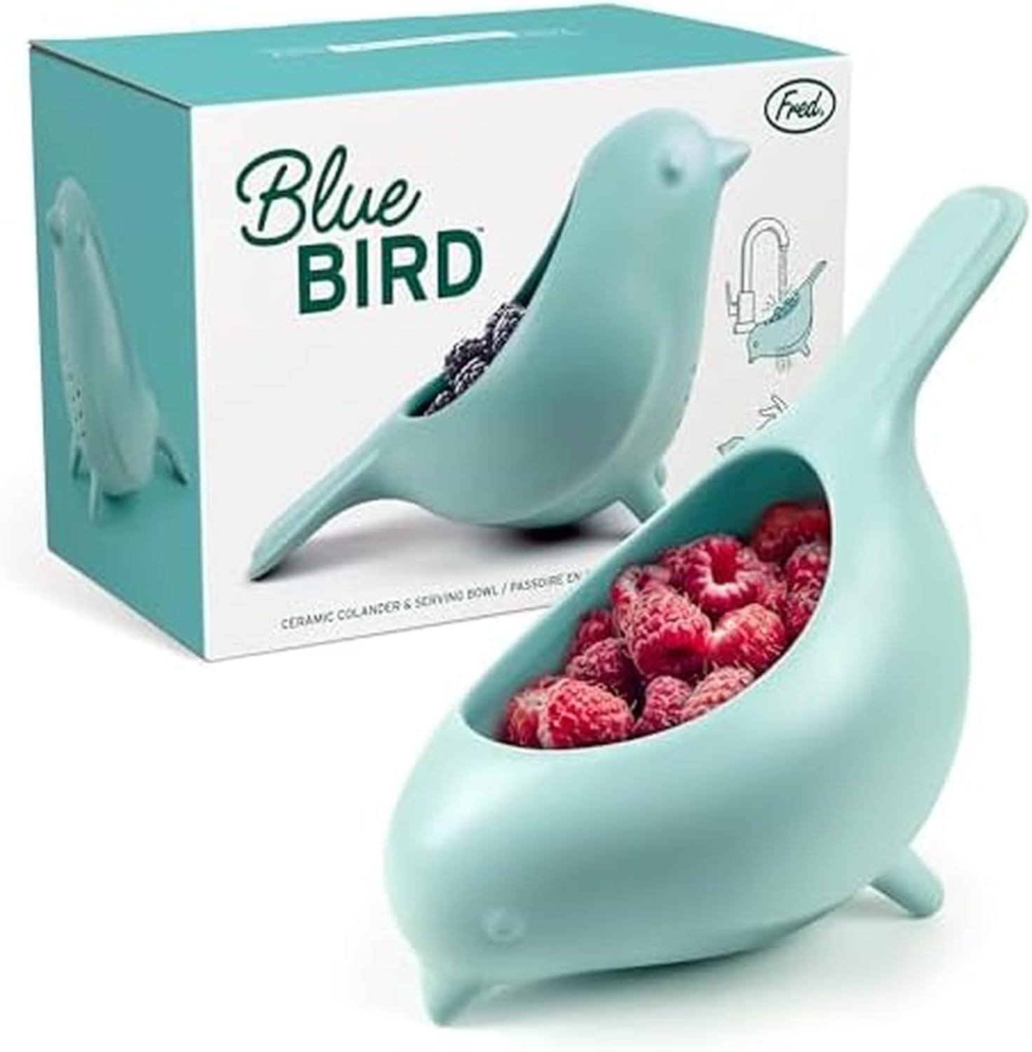 Blue Bird Colander 