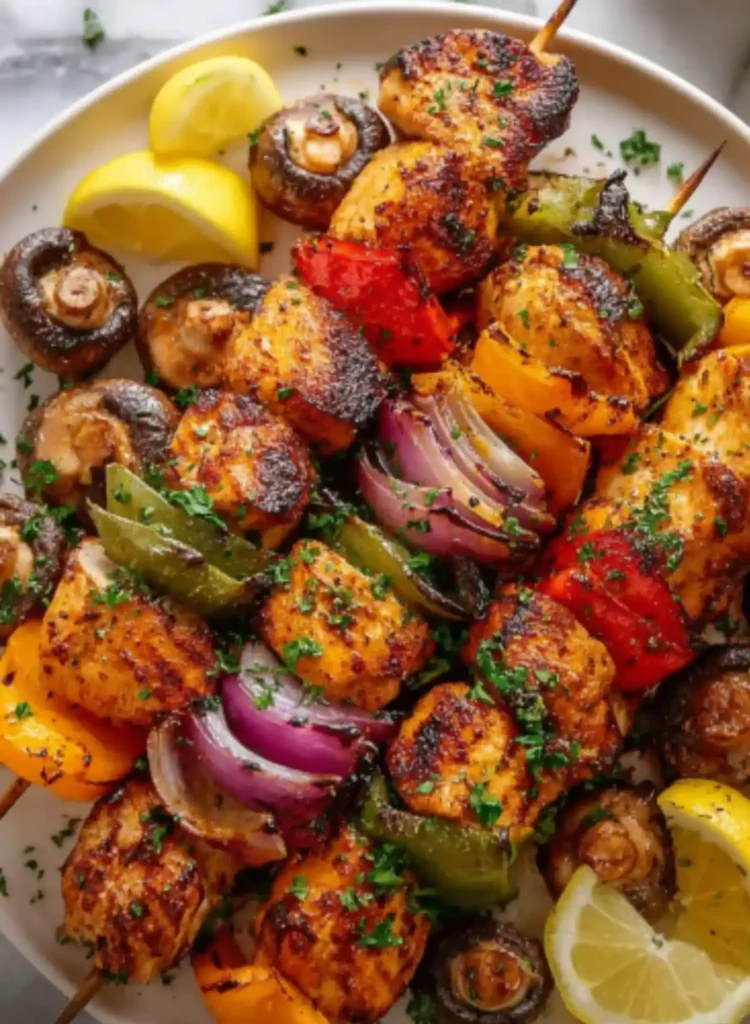 Chicken and Vegetable Kabobs