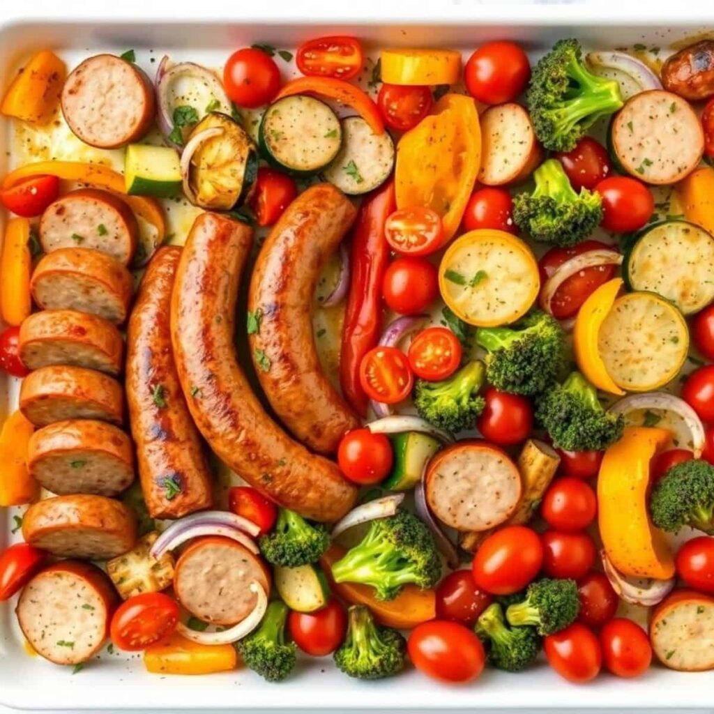 Sausage and Veggie Bake