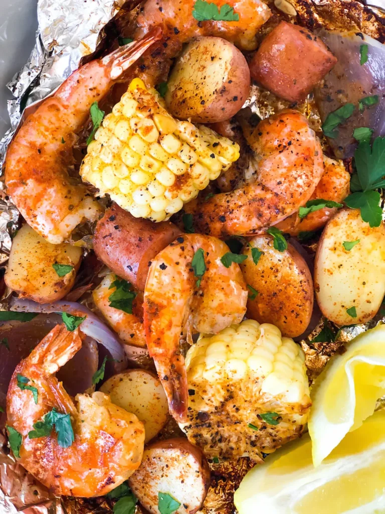 Shrimp Boil Foil Packet